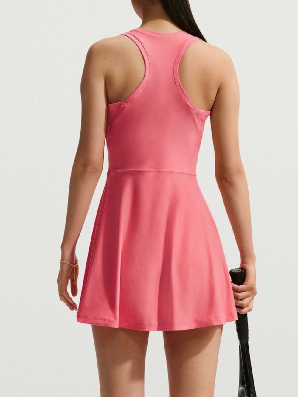 FINAL PRICE ❤️🔥 NIKE NWT DRI-FIT ACTIVE TENNIS DRESS IN SEA CORAL SIZE M - Picture 3 of 5